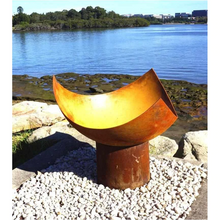 Load image into Gallery viewer, The Chalice Fire Pit at the seaside - 80cm Diameter x 40cm Deep