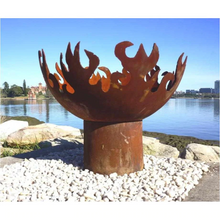 Load image into Gallery viewer, The Flame Dancer Fire Pit - 80cm Diameter x 40cm Deep