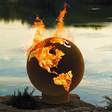 Load image into Gallery viewer, The Globe Fire Pit - 80cm Diameter x 95/110cm High