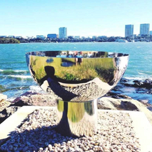 Load image into Gallery viewer, The Goblet Stainless Steel Fire Pit - 800mm Diameter x 400mm Deep
