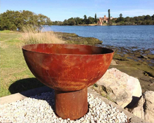 Load image into Gallery viewer, The Goblet Fire Pit - 80cm Diameter x 40cm Deep in rust