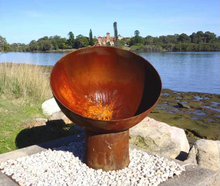 Load image into Gallery viewer, The Goblet Fire Pit - 80cm Diameter x 40cm Deep