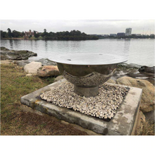 Load image into Gallery viewer, The Teppanyaki Stainless Steel Fire Pit and 100 cm plate