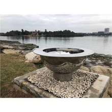 Load image into Gallery viewer, The Teppanyaki Stainless Steel Fire Pit - 100cm Diameter x 55cm High