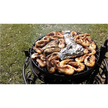 Load image into Gallery viewer, The Ultimate BBQ Fire Pit grilling prawns