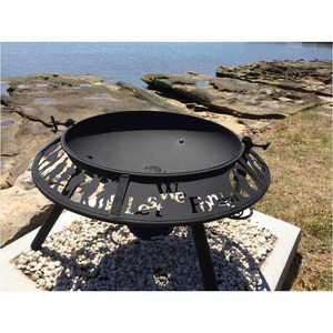 The Anzac patterned Ultimate BBQ Fire Pit - 90cm Diameter