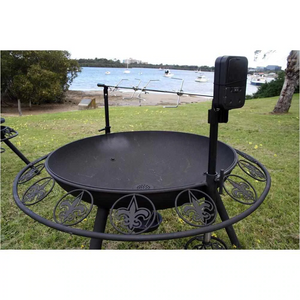 The Ultimate BBQ Fire Pit with spit rotiserrie 