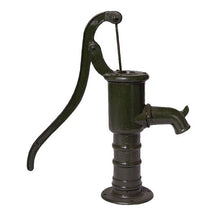 Load image into Gallery viewer, Cast Iron Village Pump Garden Ornament in green colour